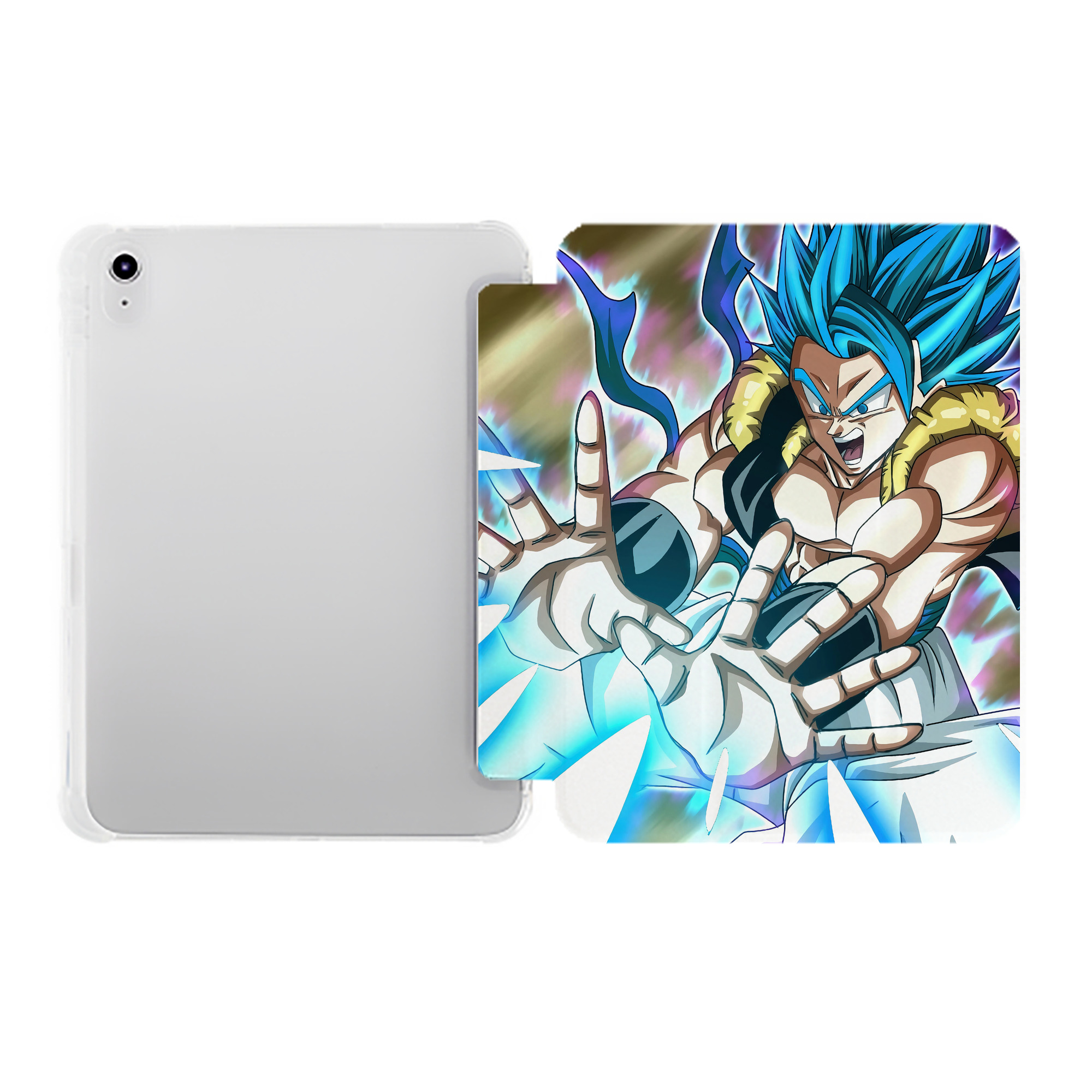（画像用） ドラゴンボール DRAGON BALL IPad ケース ペン収納付き 三つ折りスタンド PUレザー×シリコン 対応機種9.5/10.5/10.9インチ